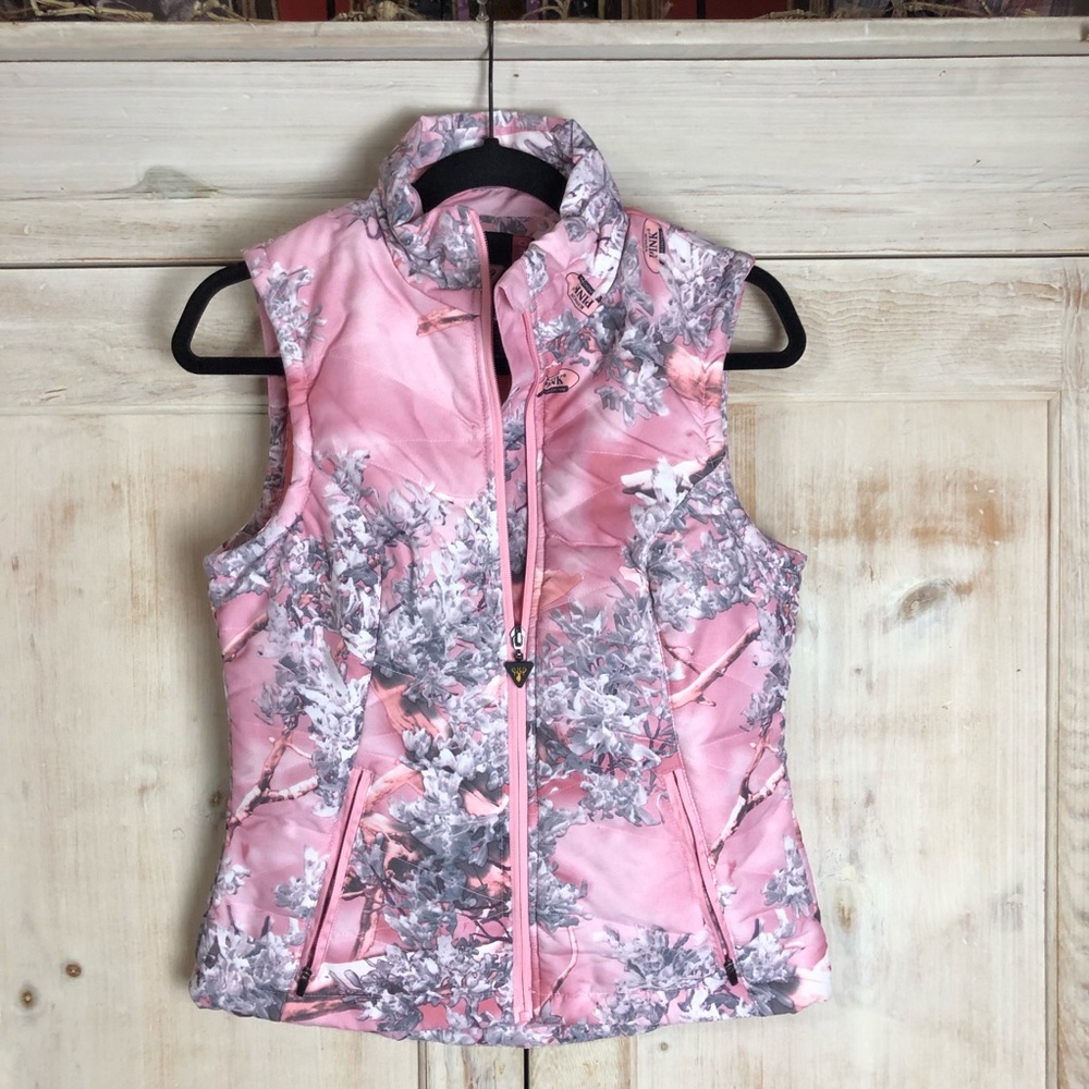🌺🌼Kings Camo Pink Shadow Puff Vest